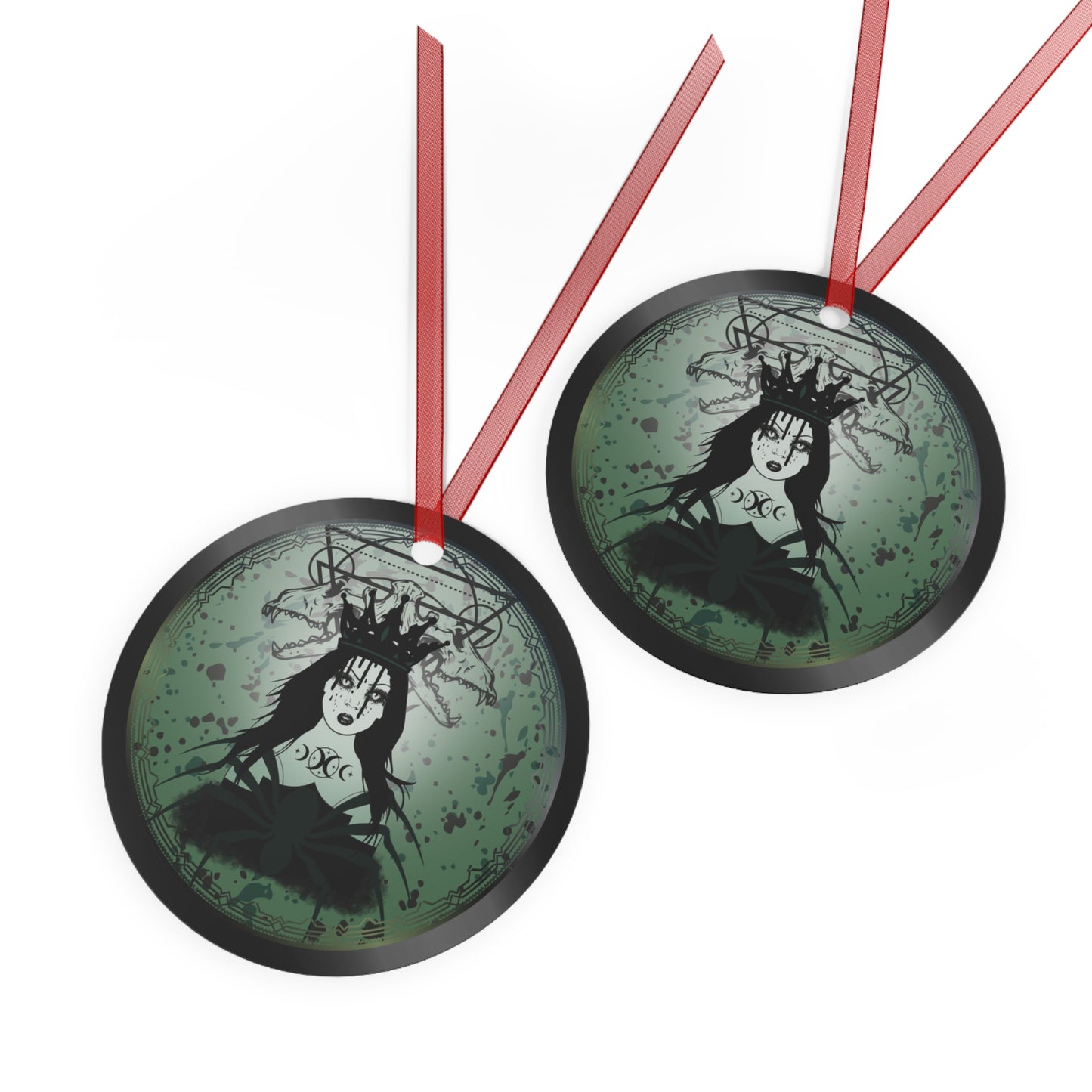 Deep Forest Lady | Metal Ornaments (1pc)