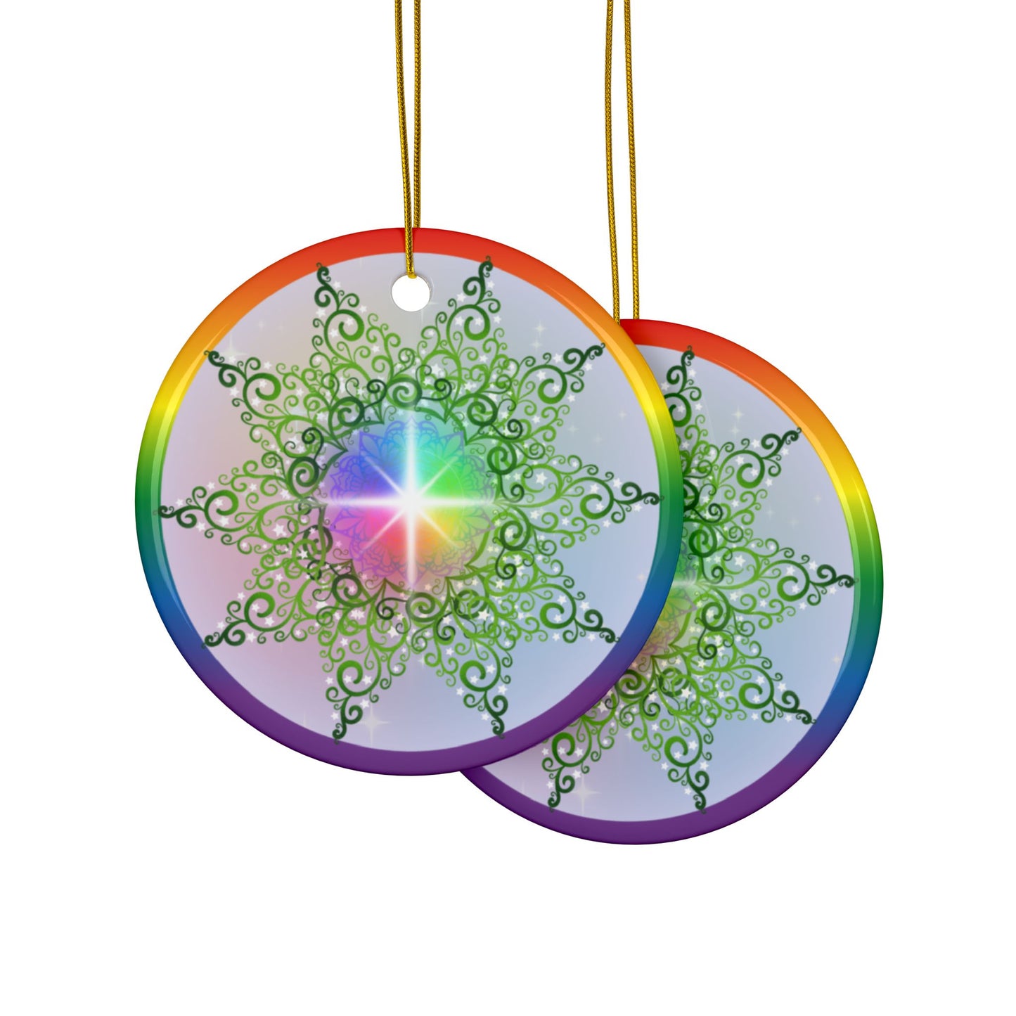 Joyous | Pride Ring | Heirloom Ceramic Ornaments (1pc, 3pcs, 5pcs, 10pcs)