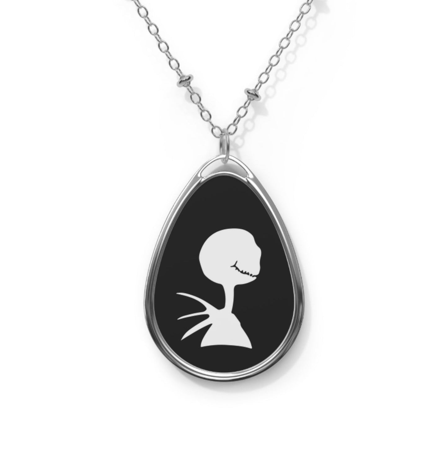 Skellington  | Oval Necklace