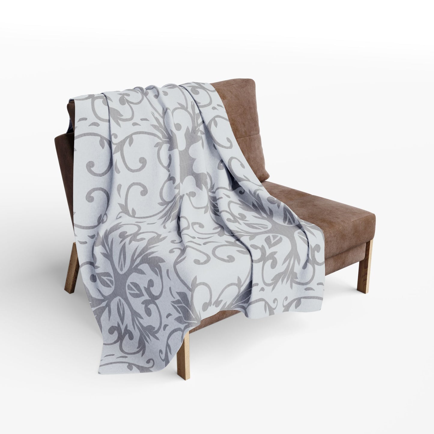Gray Mist | Solstice Witchy Home Decor | Velveteen Microfiber Blanket (Two Sided)