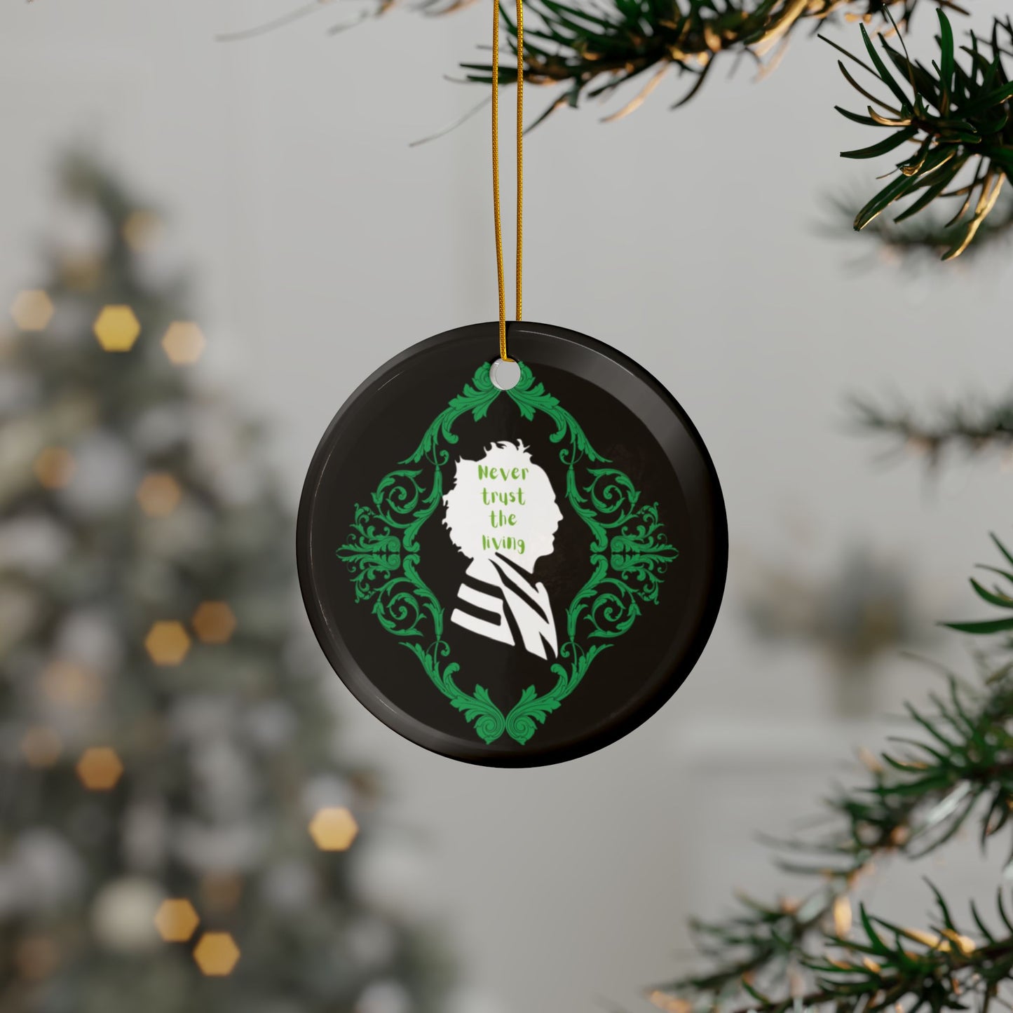 Mr. B. Juice Beetlejuice | Never Trust the Living | Heirloom Ceramic Ornaments (1pc, 3pcs, 5pcs, 10pcs)