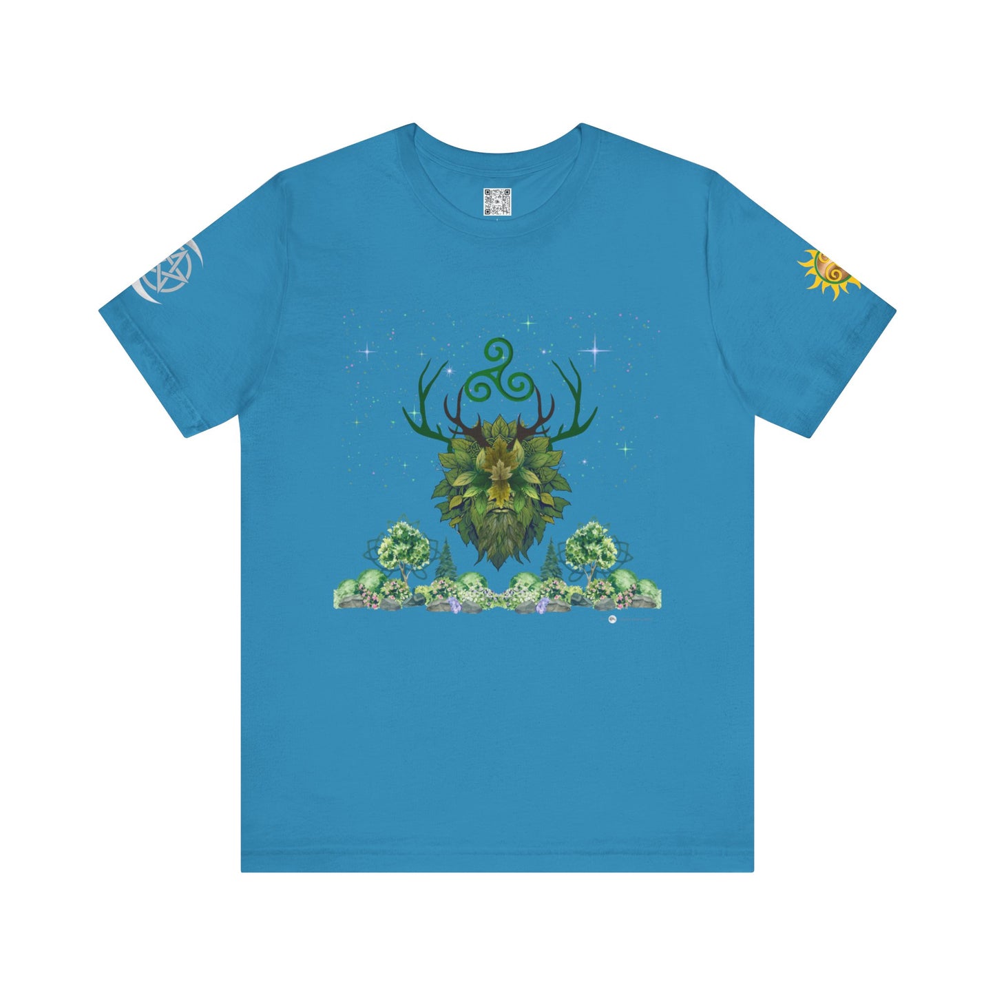 Green Man | Solstice Day | Unisex Jersey Tee – Embrace Nature and Energy