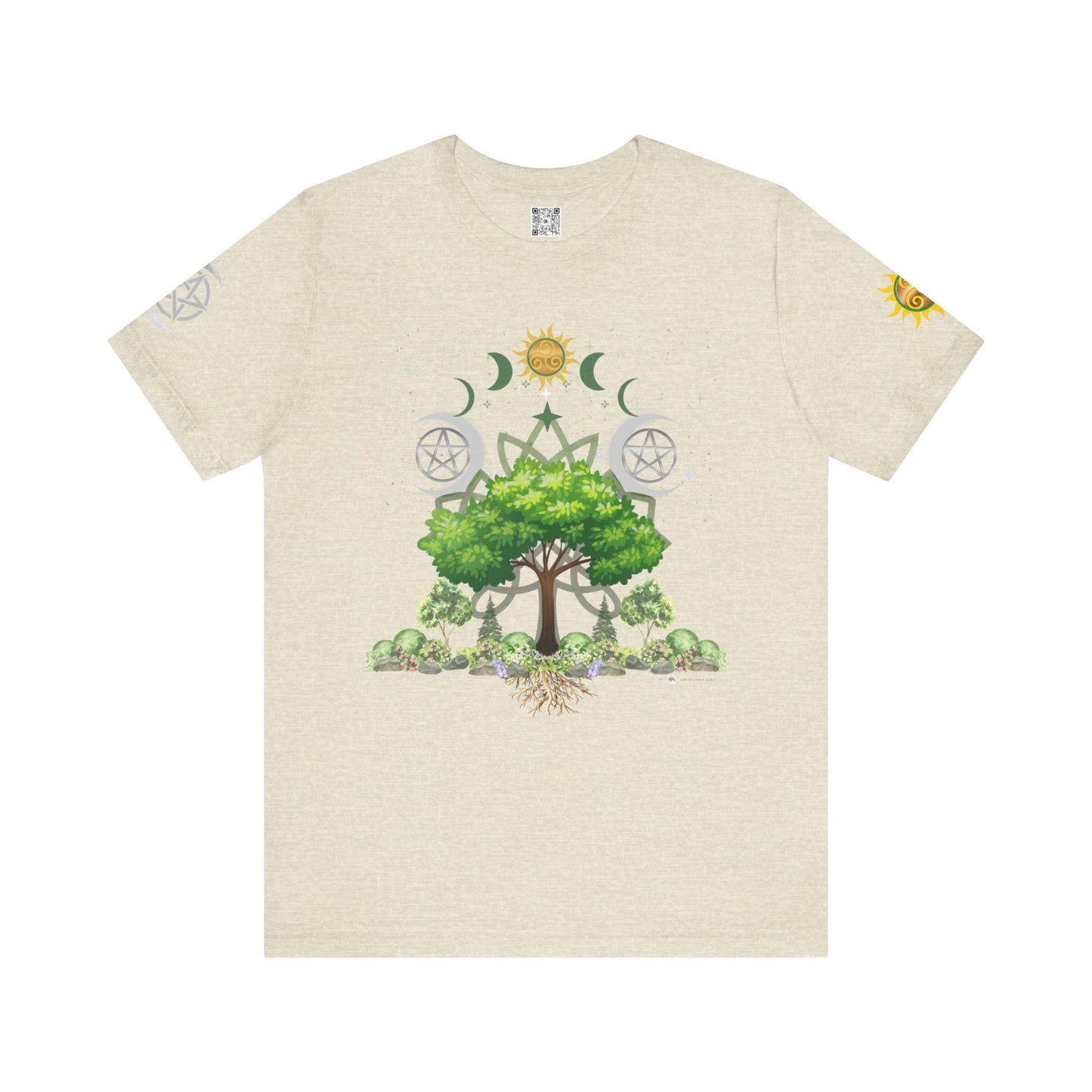 Rebirth Tree| Solstice Day | Unisex Jersey Tee – Embrace Nature and Energy