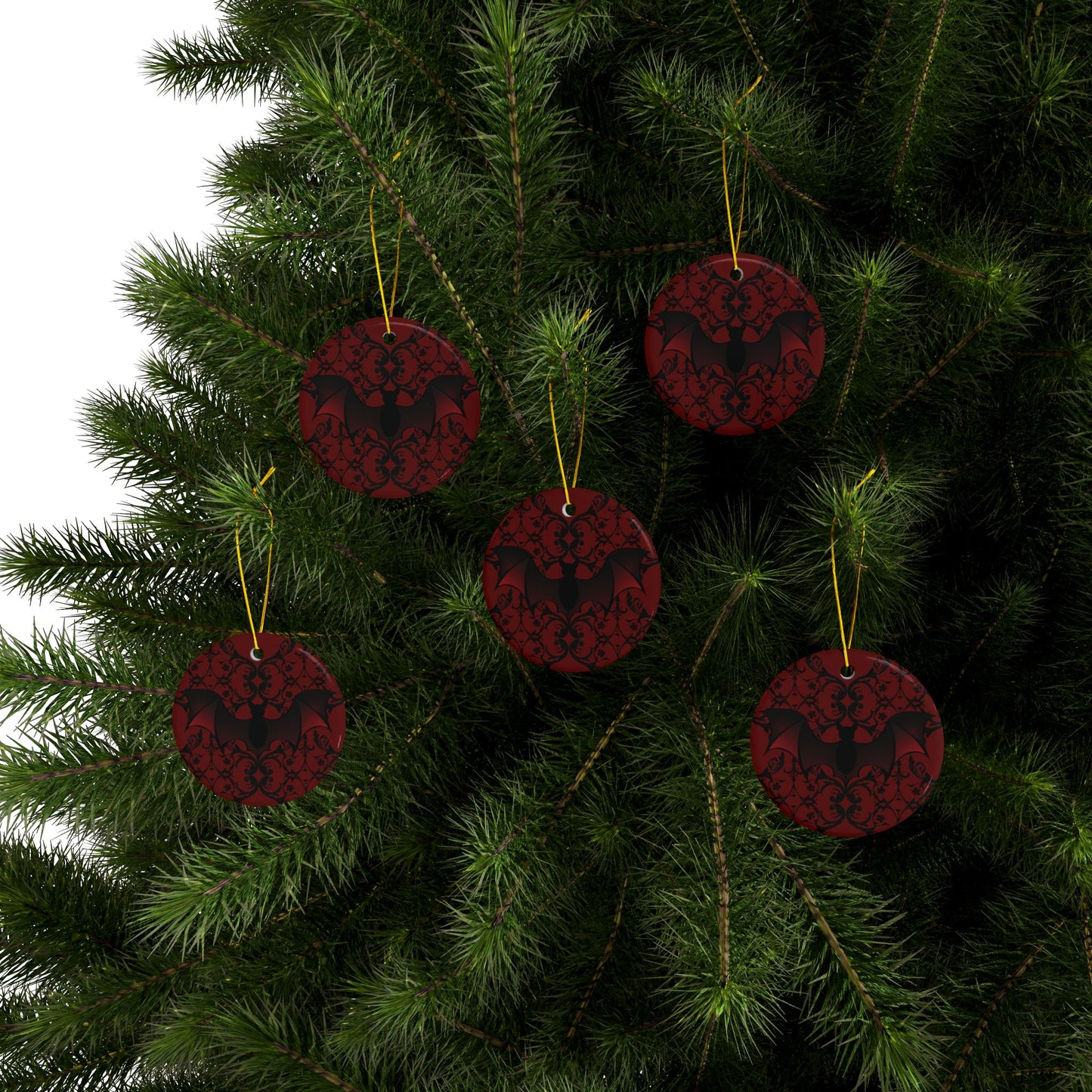 Vampire Red | Heirloom Ceramic Ornament (1pc, 3pcs, 5pcs, 10pcs)
