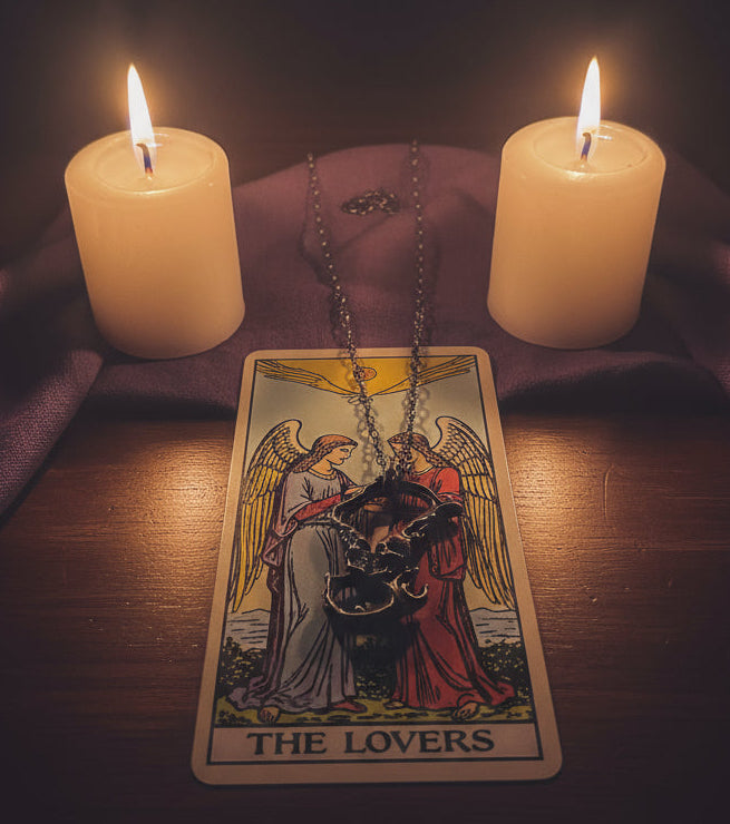 Eternal Love | Gothic Skull Pendant | Retro Double Skull Necklace