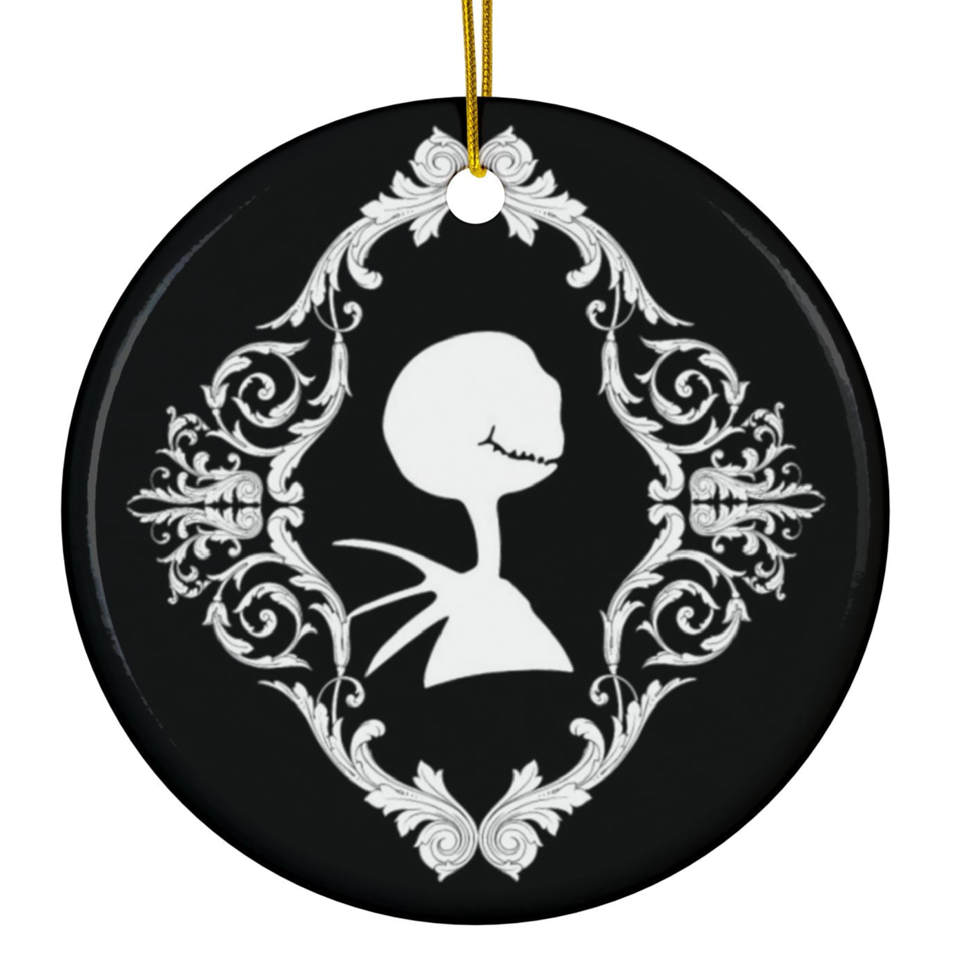 Skellington | Heirloom Ceramic Ornament (1pc, 3pcs, 5pcs, 10pcs)