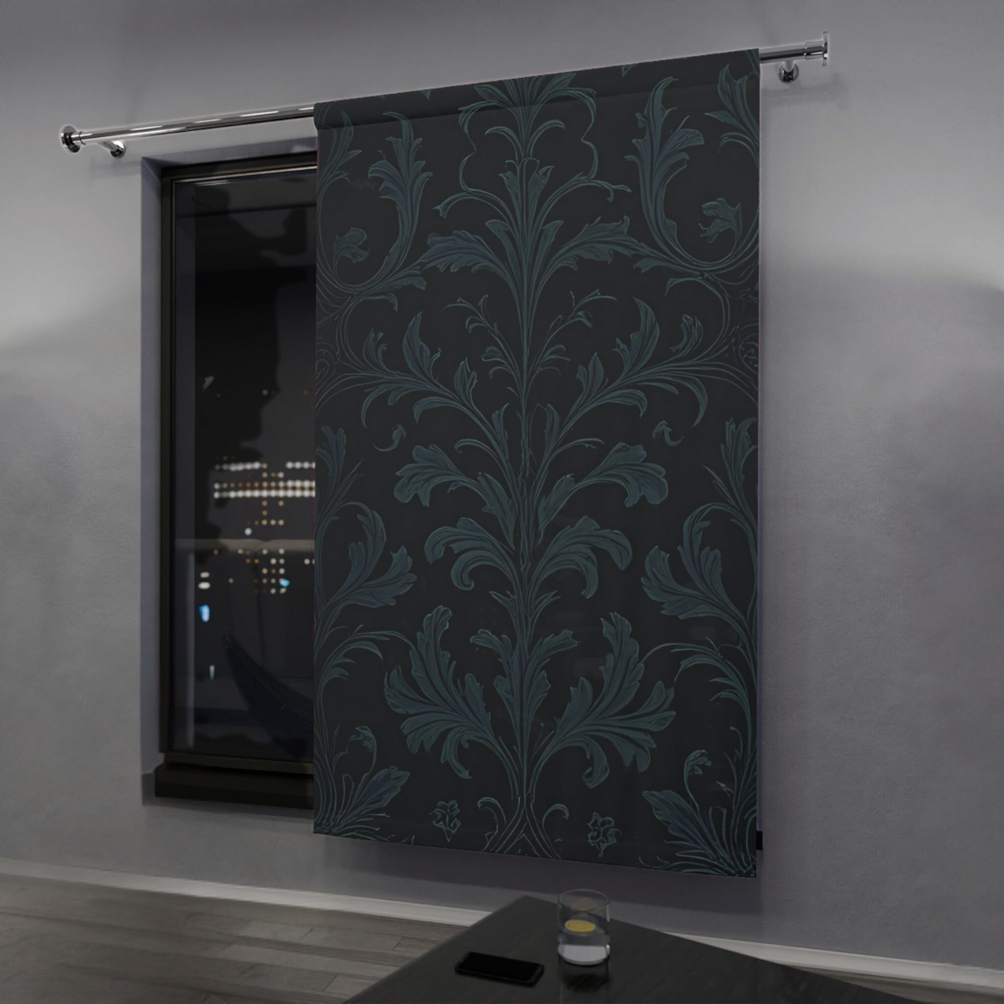 Dark Damask | Blackout Curtains | Night’s Dream Home Decor