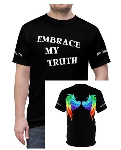 Embrace My Truth (Black) | LGBTQ | Unisex Tee