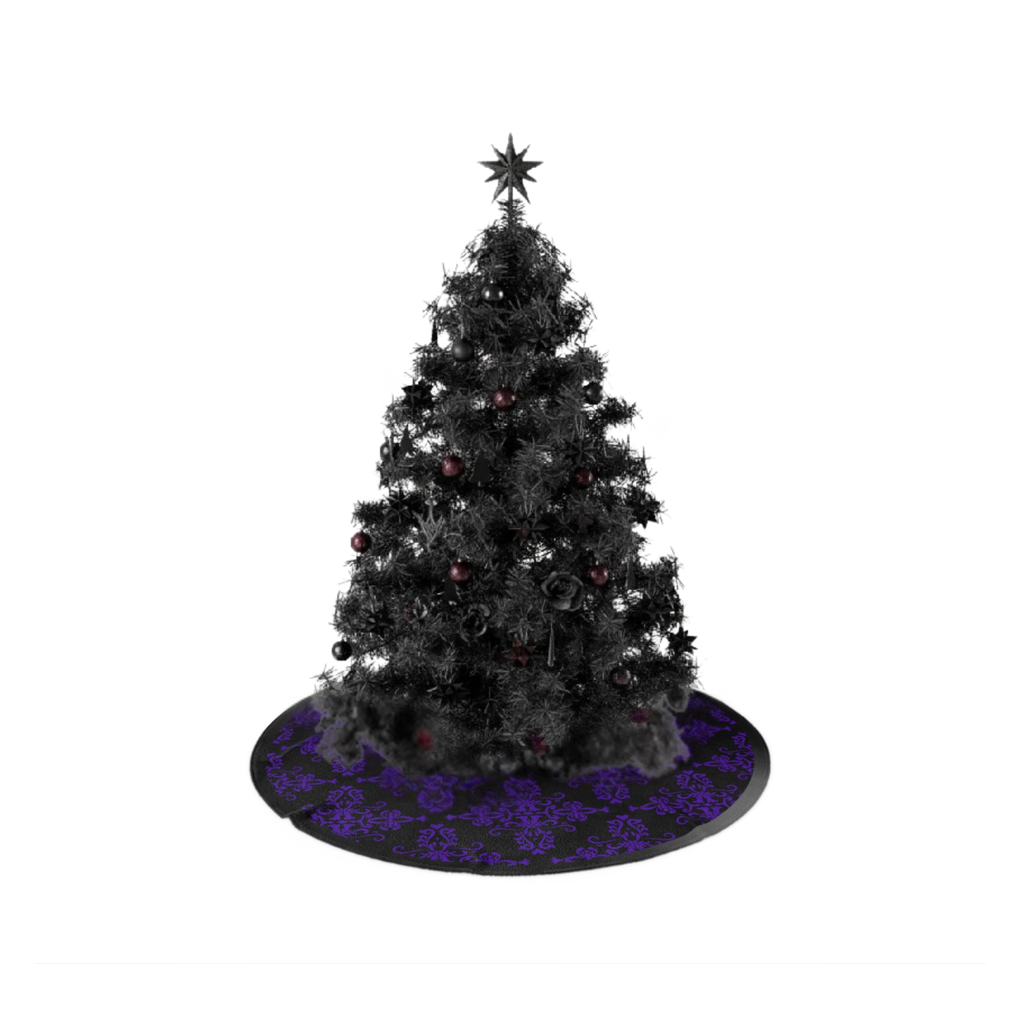 Midnight Lace | Purple | Tree Skirt