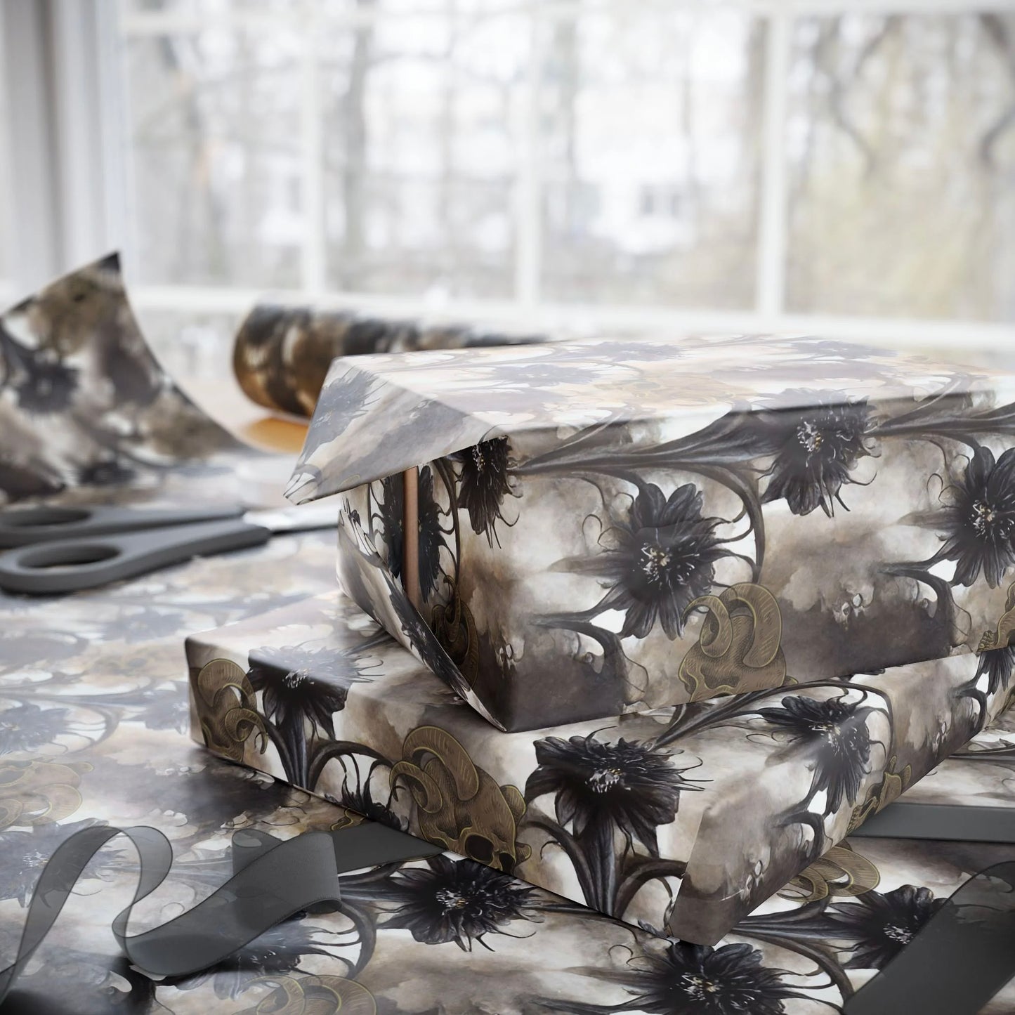 Mist Noir | Night Garden | Gift Wrap Papers