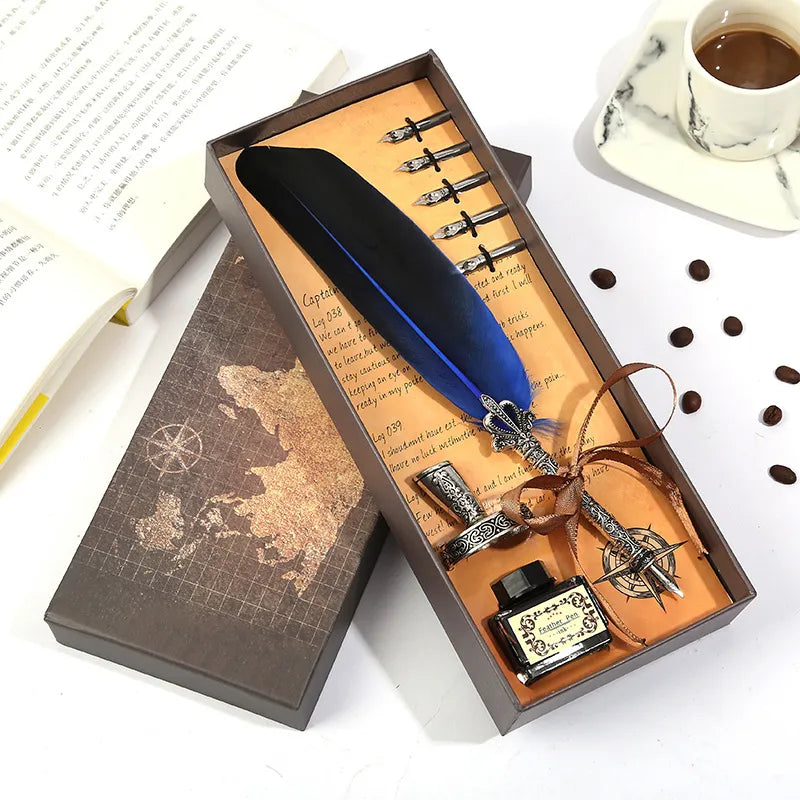 Quill Dip Pen | Feather Pen Quill | Calligraphy Pen Sets