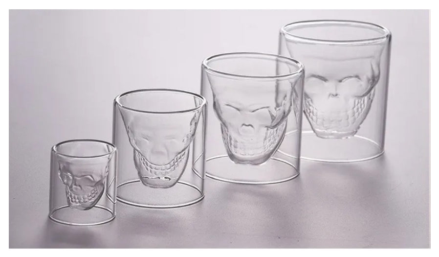 Skull Cups | Heat Resistant Glasses | Lead Free Glass