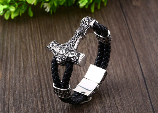 Nordic Viking Bracelet | Viking Hammer