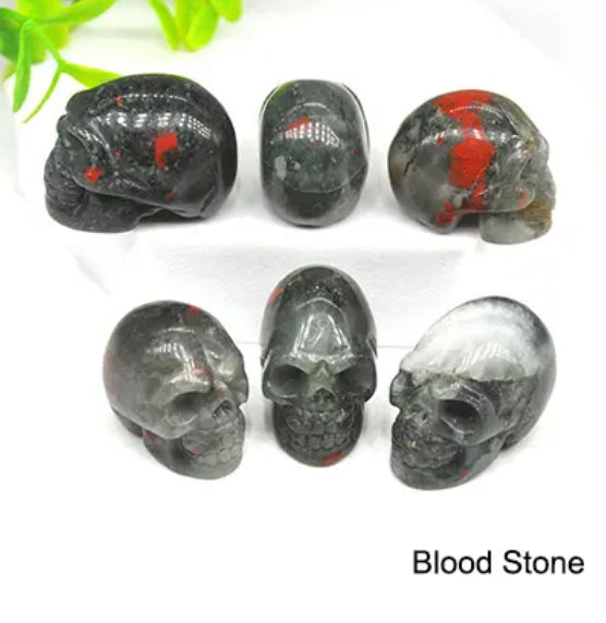 Crystal Skull Statues Pt. 2 | 1.2 Inch Head Decoration