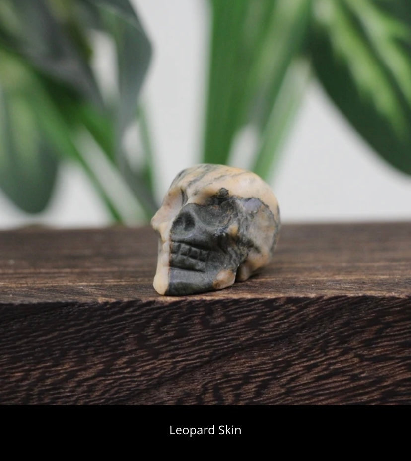 Crystal Skull Statues Pt. 1 | 1.2 Inch Head Decoration