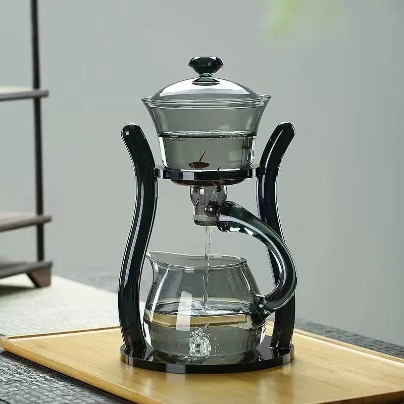 Glass Tea Set | Magnetic Induction Automatic Tea Brewing Set