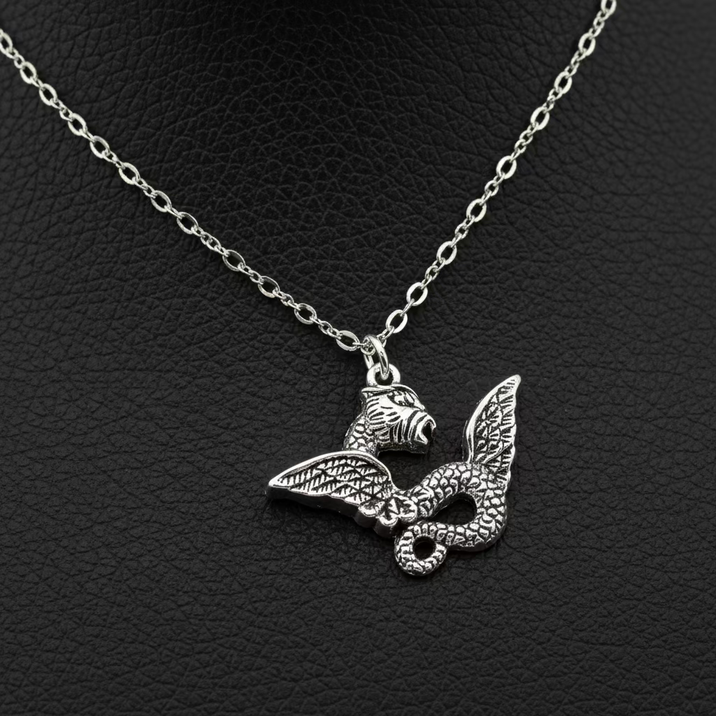 Quetzalcoatl Pendent | Street Style Stainless Steel Necklace
