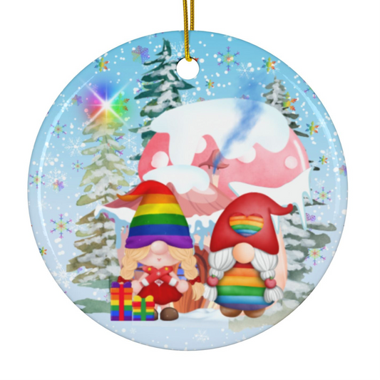Joyful World | Pridemas Holiday | Heirloom Ceramic Ornaments (1pc, 3pcs, 5pcs, 10pcs)