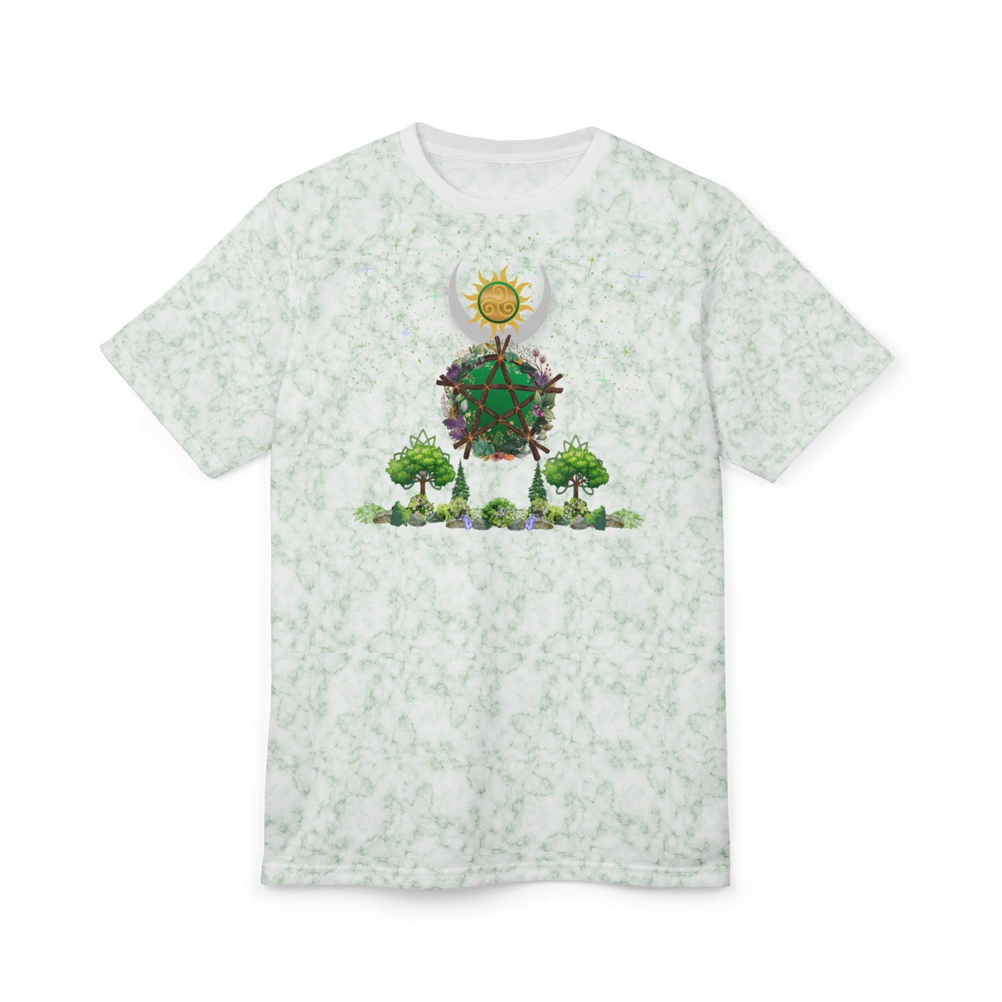 Midsummer Solstice TShirt | All-Over Print | Pagan Summer Wear