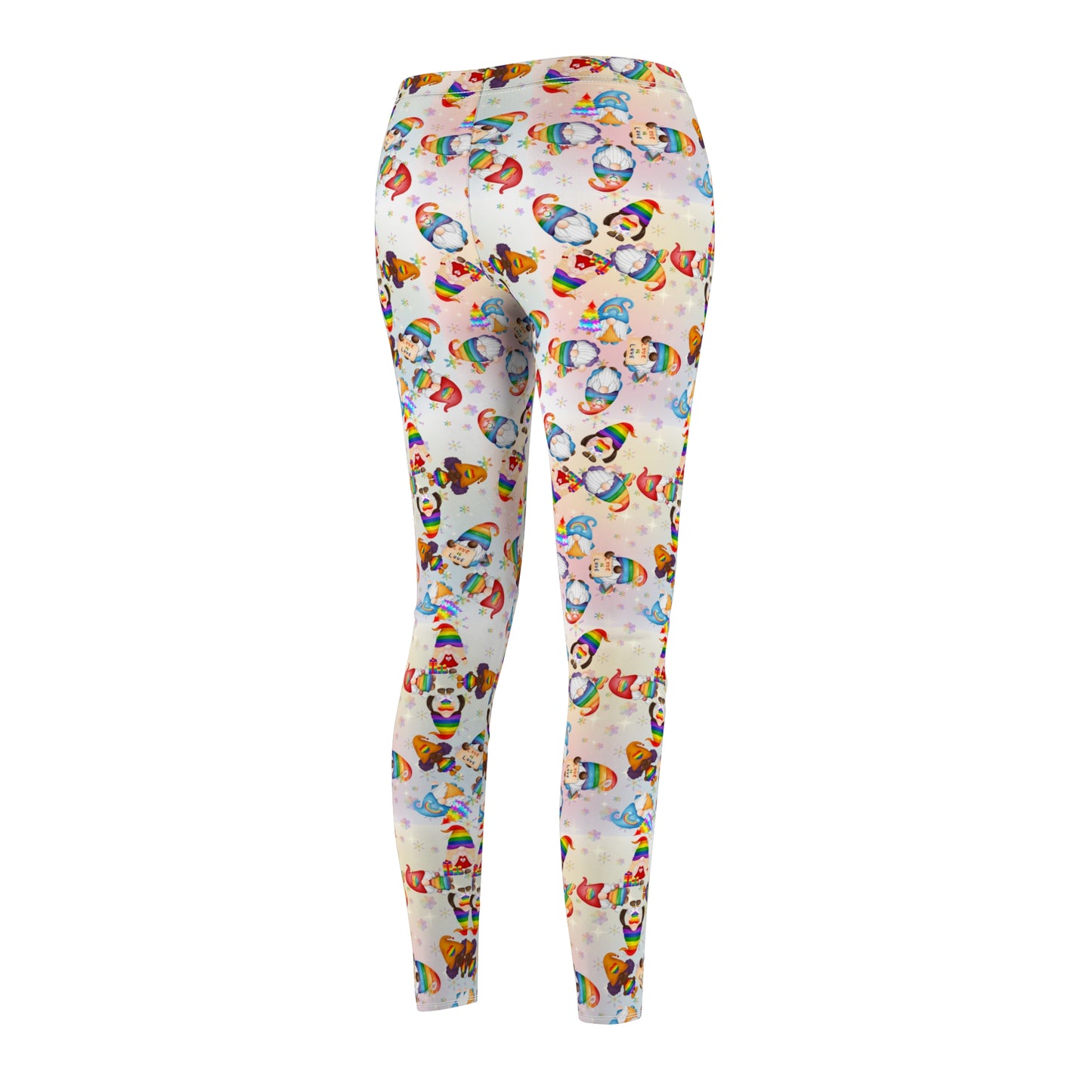 Pridemas Gnome All-Over Print Leggings — Holiday Casual Wear