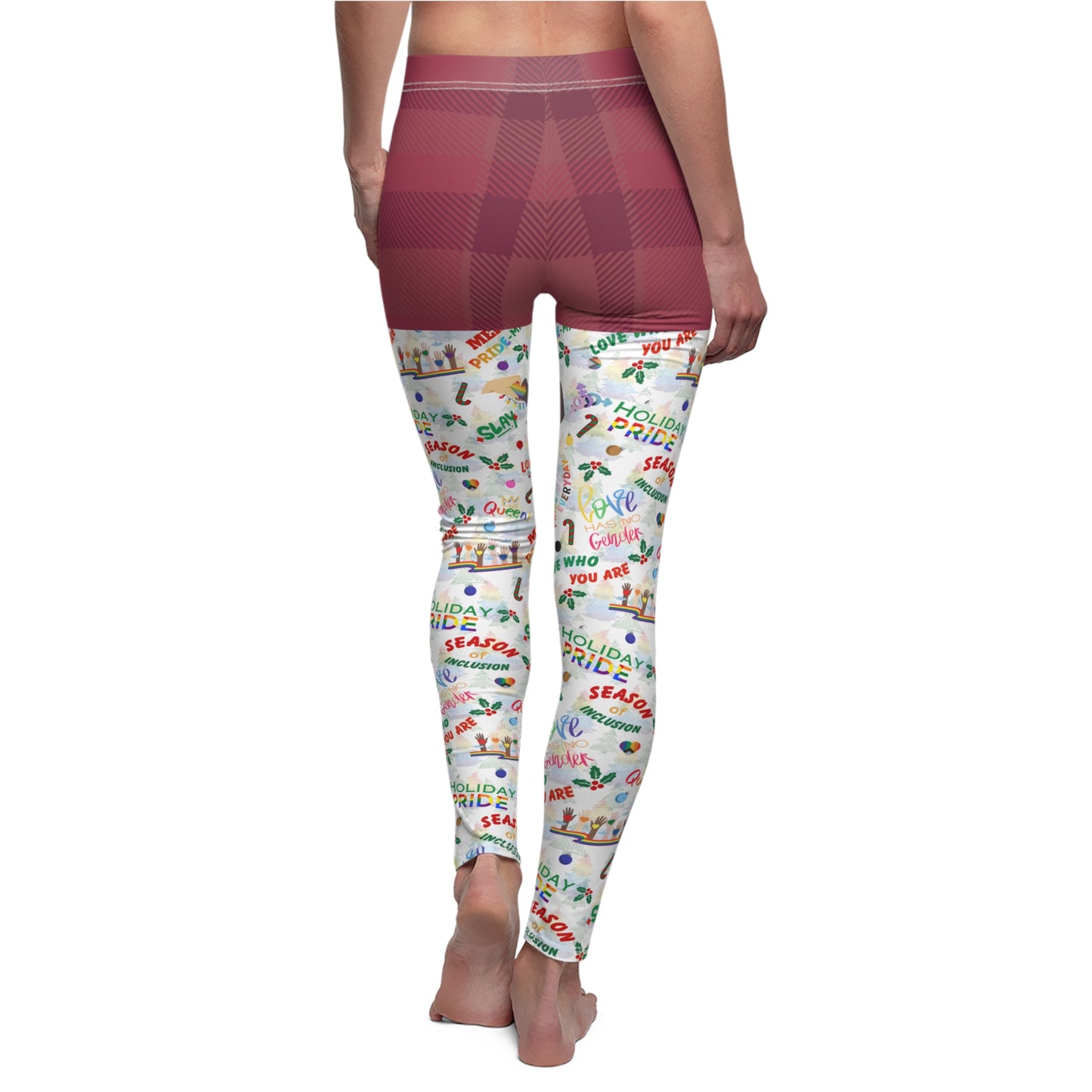 Holiday Pride All-Over Print Leggings — Unisex Casual Bottom
