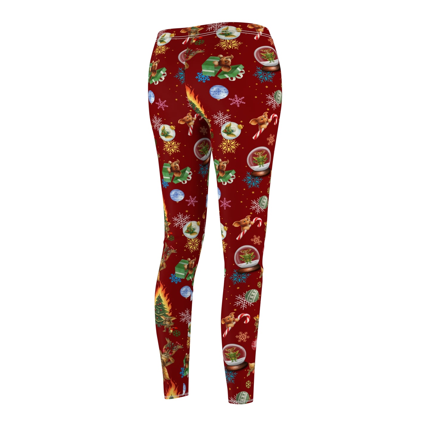 Horror Nightmare Leggings | Twisted Laffy Holidays | All-Over Print Women's Casual Bottoms