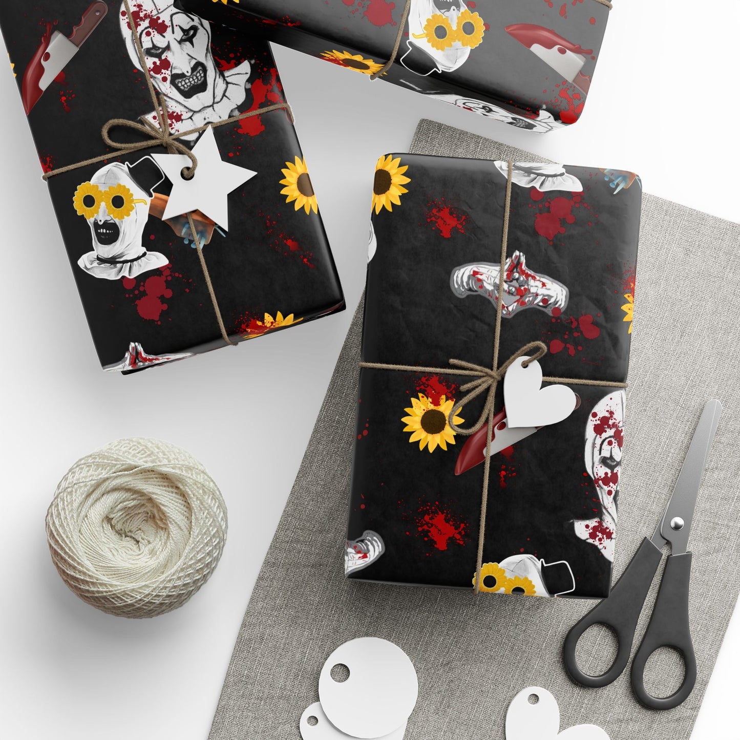 Wrapped in Horror | Sunny T | Nightmare Wrapping Paper