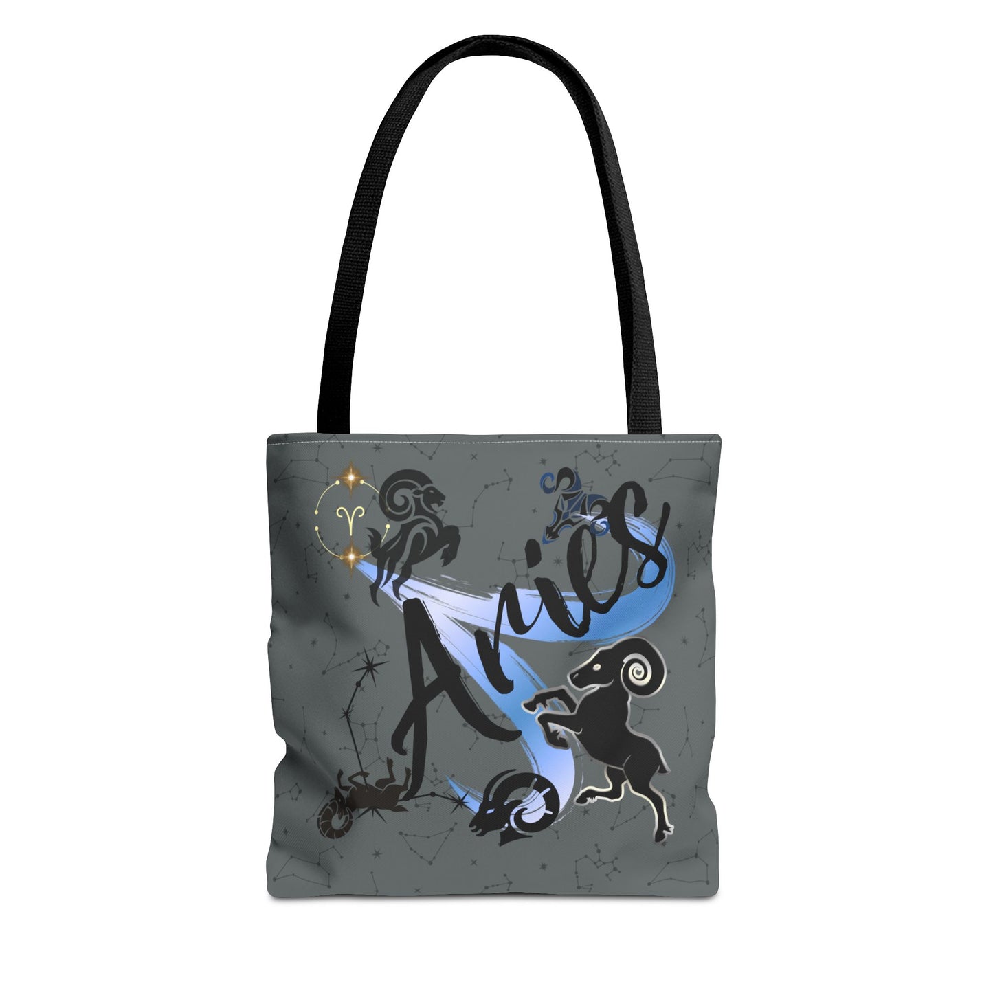 Aries Zodiac Tote Bag — Mystic Astrology Collection