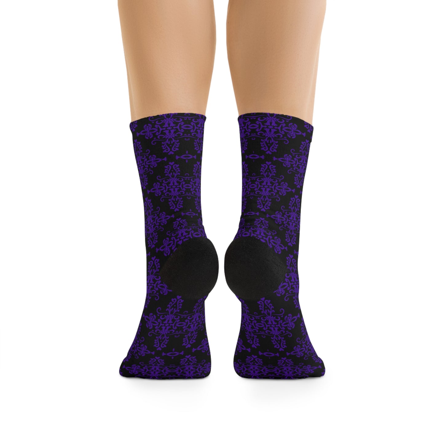 Midnight Lace (Purple)| Recycled Poly Socks