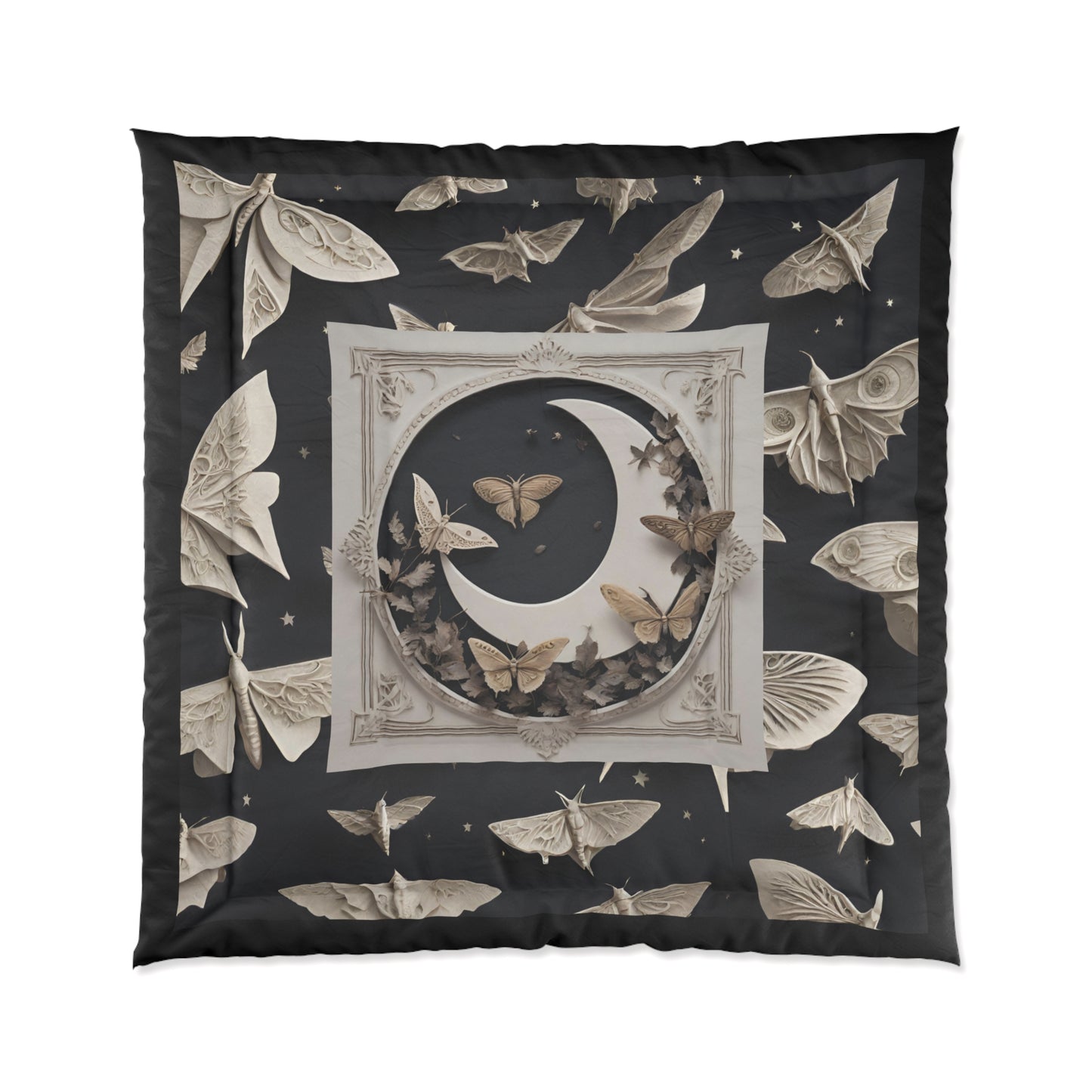 Moon Moths Comforter