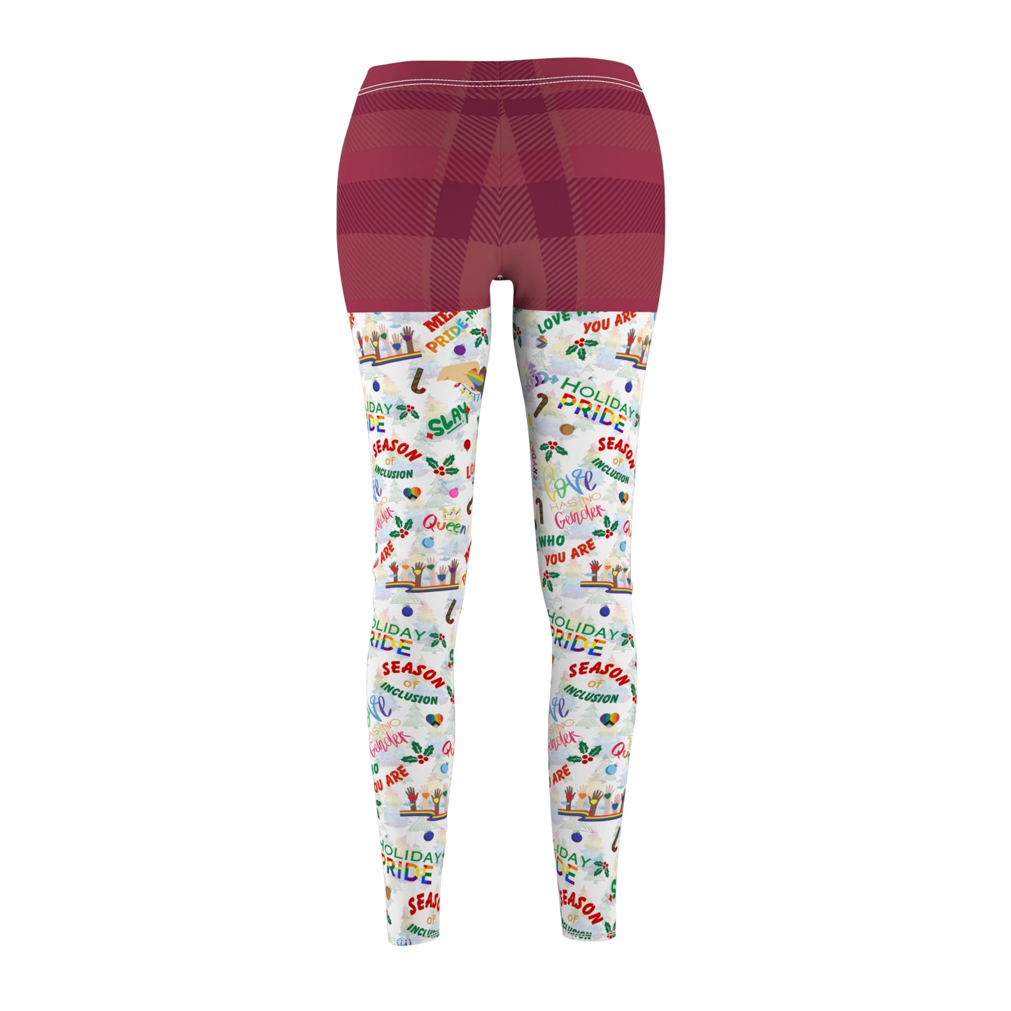 Holiday Pride All-Over Print Leggings — Unisex Casual Bottom