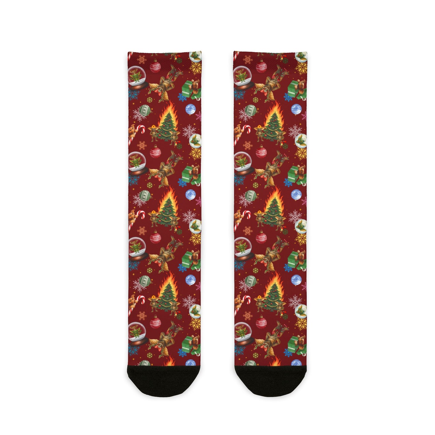Horror Socks | Twisted Laffy XMas| Recycled Poly Socks | Cozy and Scary
