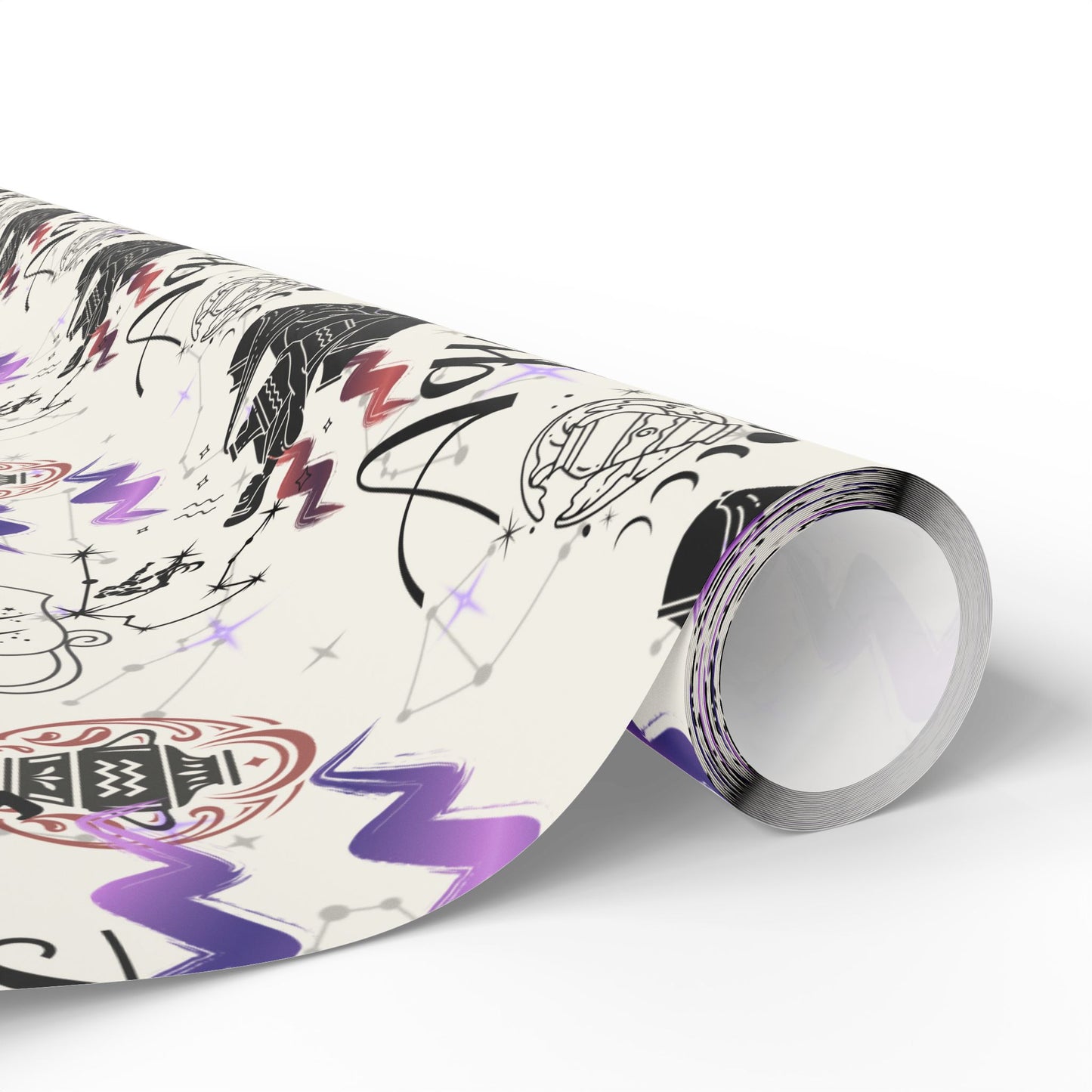 Aquarius | Cream | Zodiac Birthday Wrapping Papers