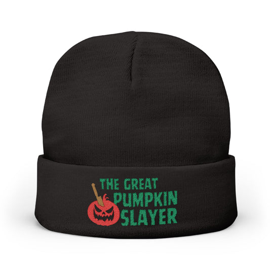 Pumpkin Slayer Beanie Hat - Nightmares Holiday