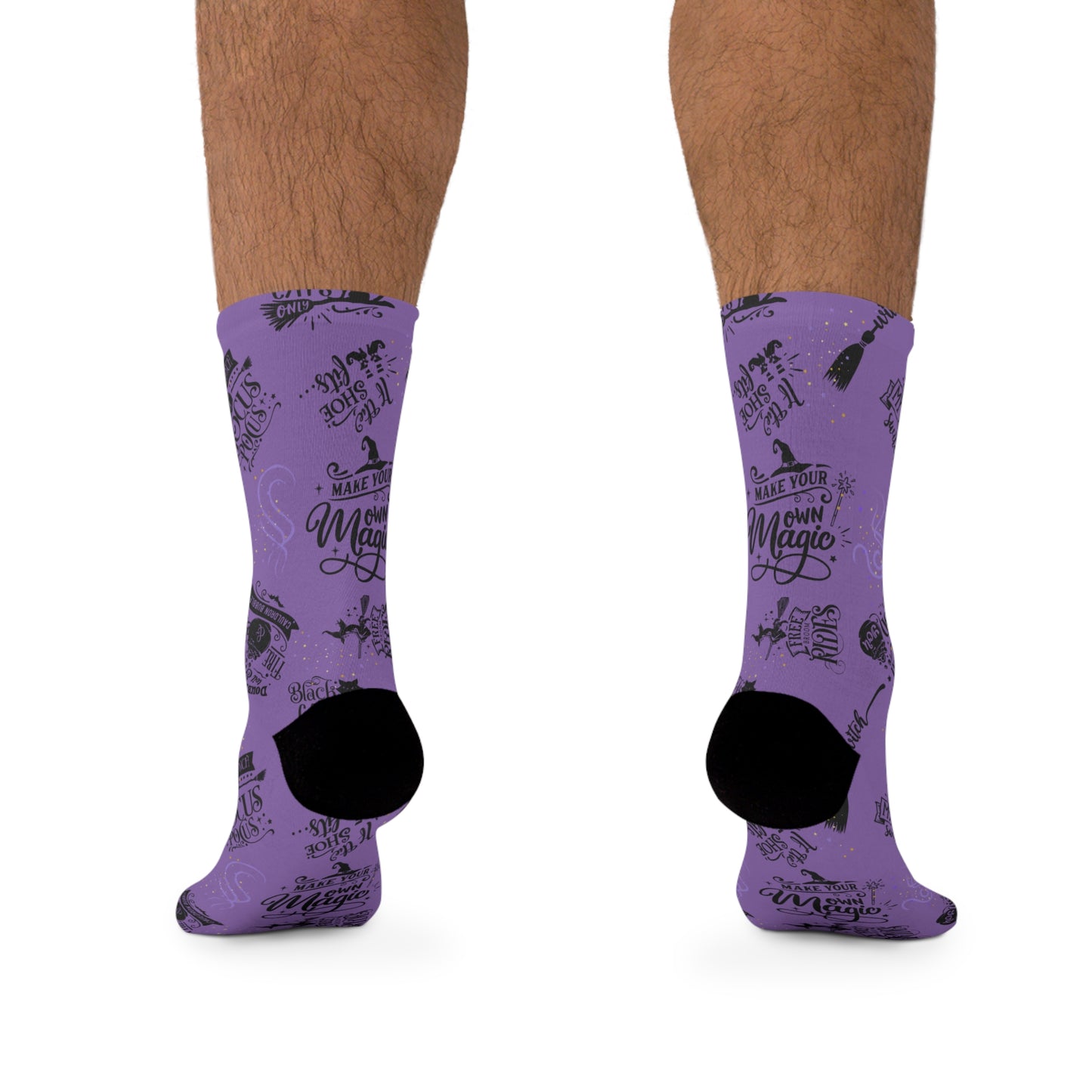Witch Quotes Socks | Recycled Poly Socks | Fun and Positive Messages