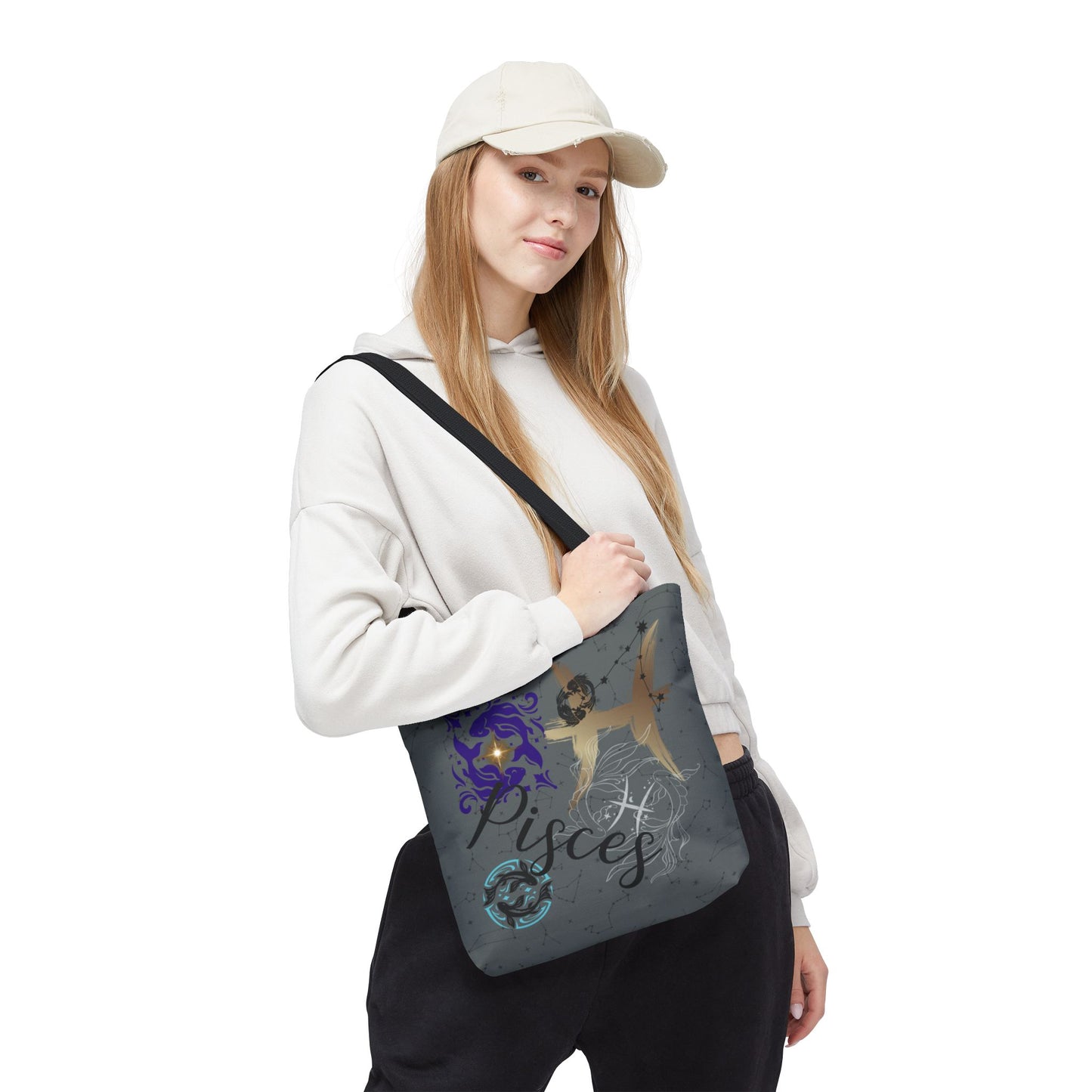 Pisces Zodiac Tote Bag — Mystic Astrology Collection