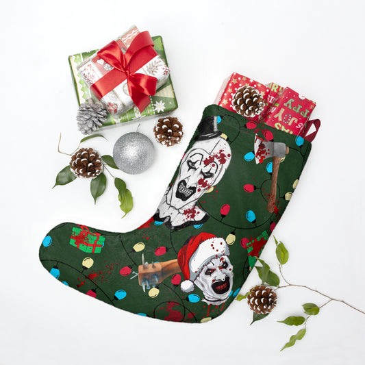 Terror Santa Stocking | Horrific Retro Movie Holiday Stocking