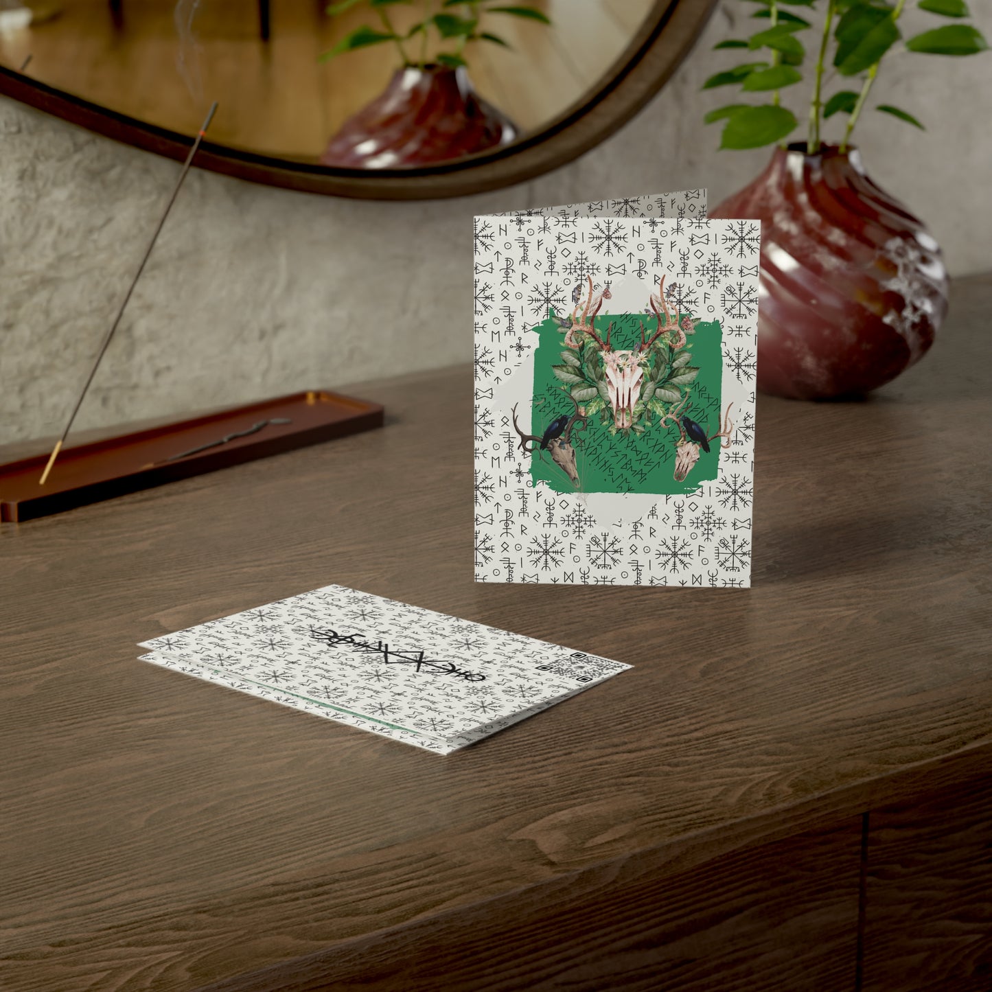 Viking Runes Greeting Cards |  (1, 10 pcs)