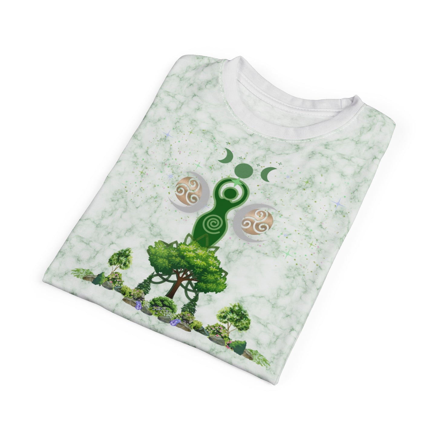 Mother Nature Solstice TShirt | All - Over Print | Pagan Summer Wear