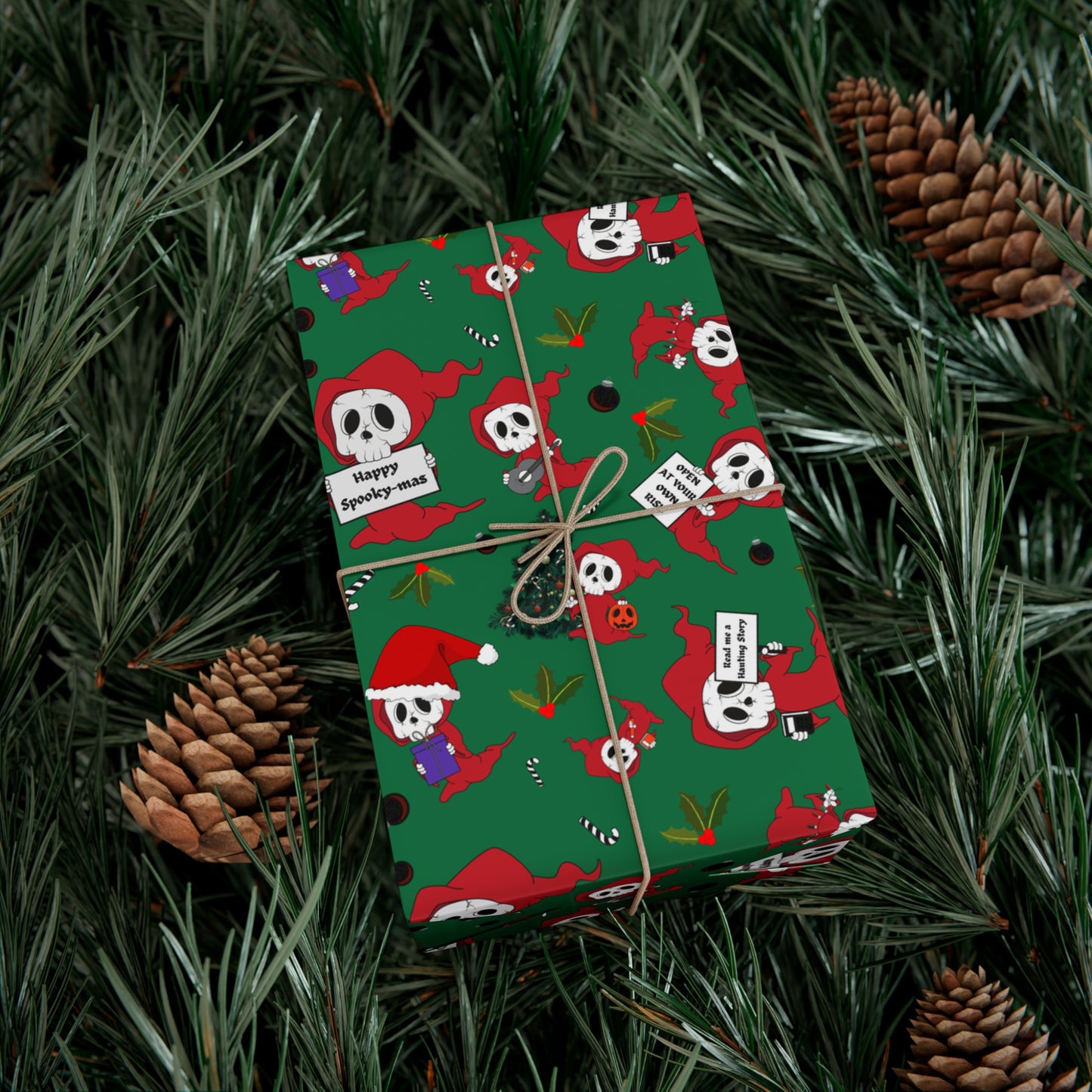 Spookymas Night | Gift Wrap Papers