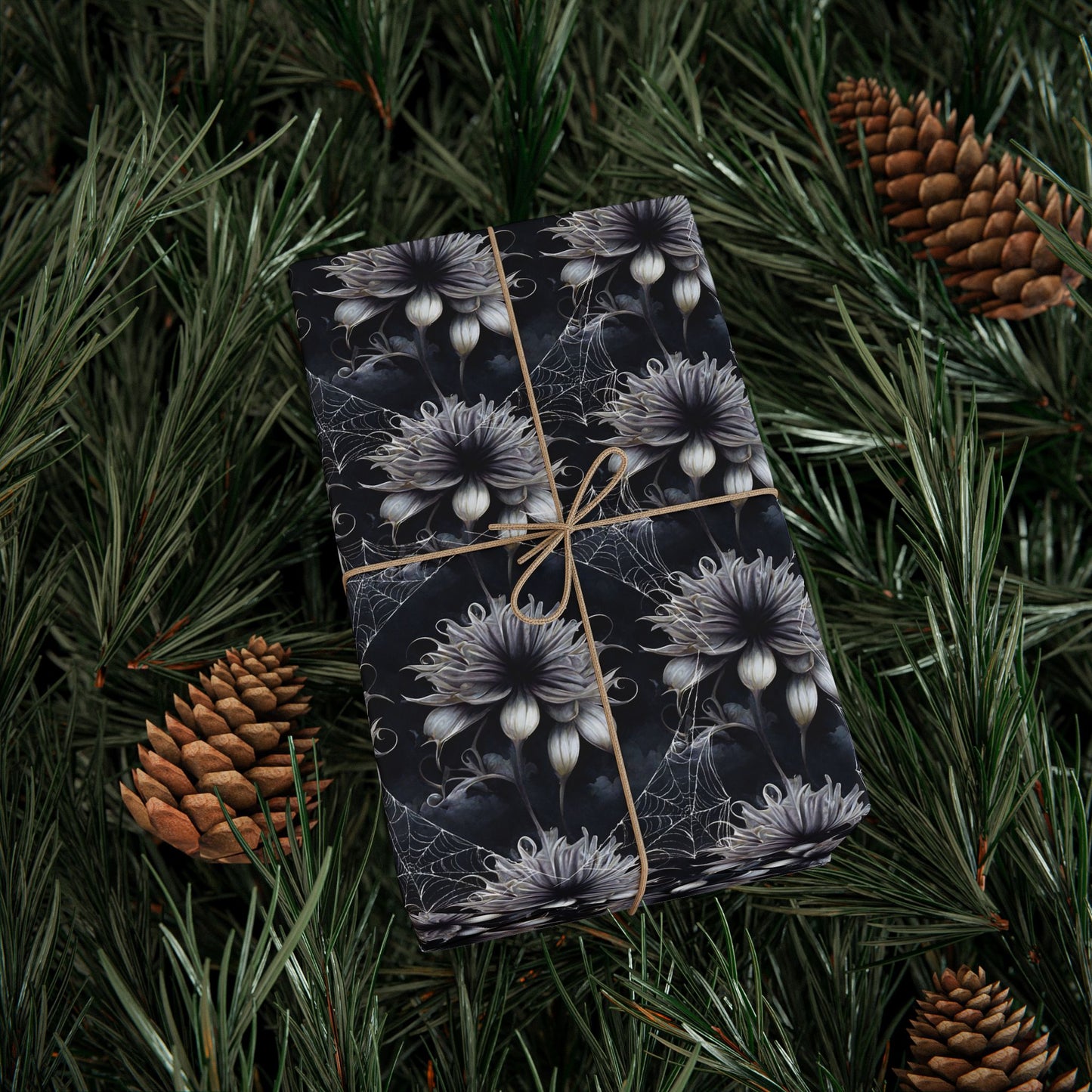 Floral Web | Night Garden | Gift Wrap Papers
