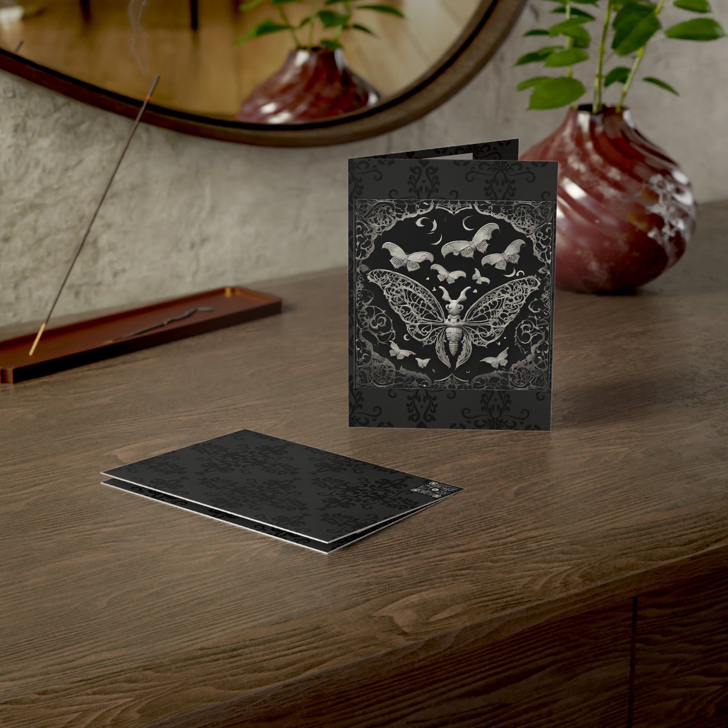 Dream Moths Greeting Card | Thank You, Get Well, Sweet Birthday (Pack Options: 1/10)