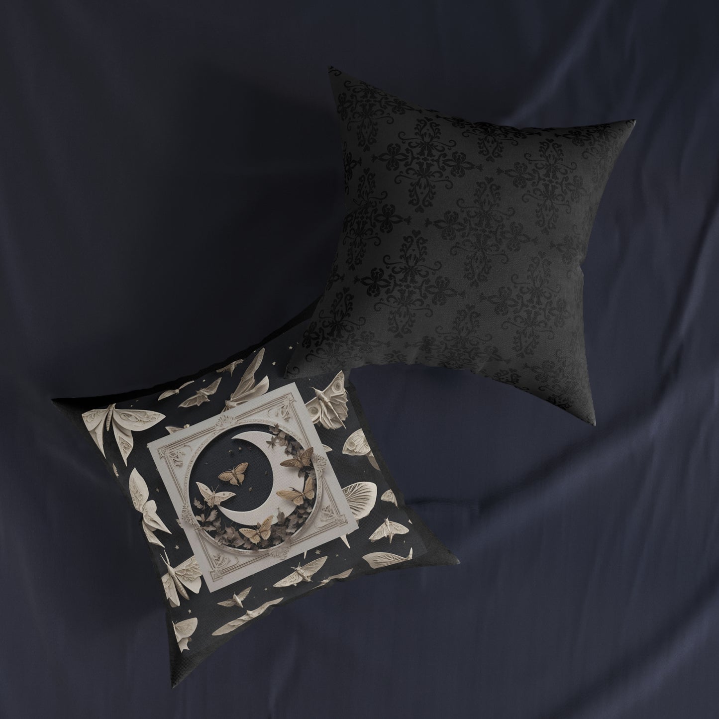 Moon & Moth Decorative Pillow | 3 sizes