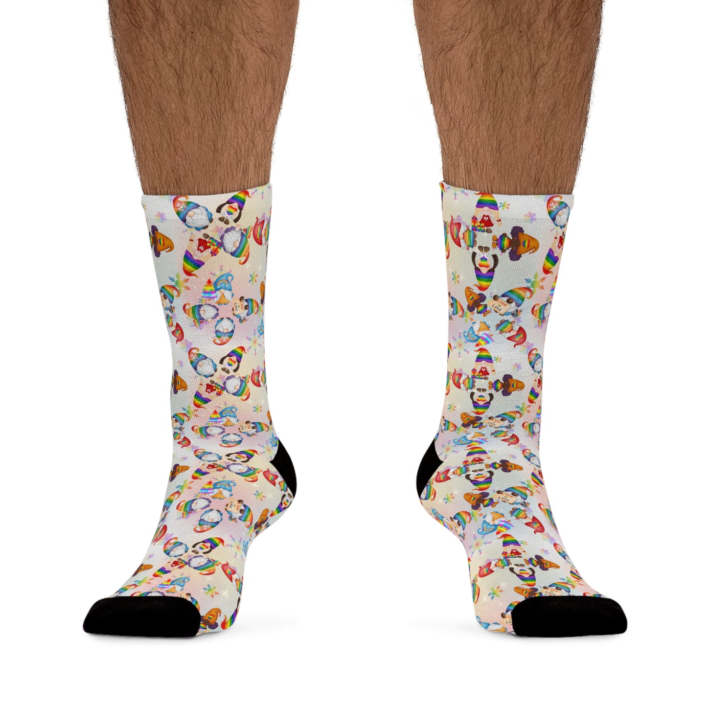 Pride-mas Gnomes | Recycled Poly Socks