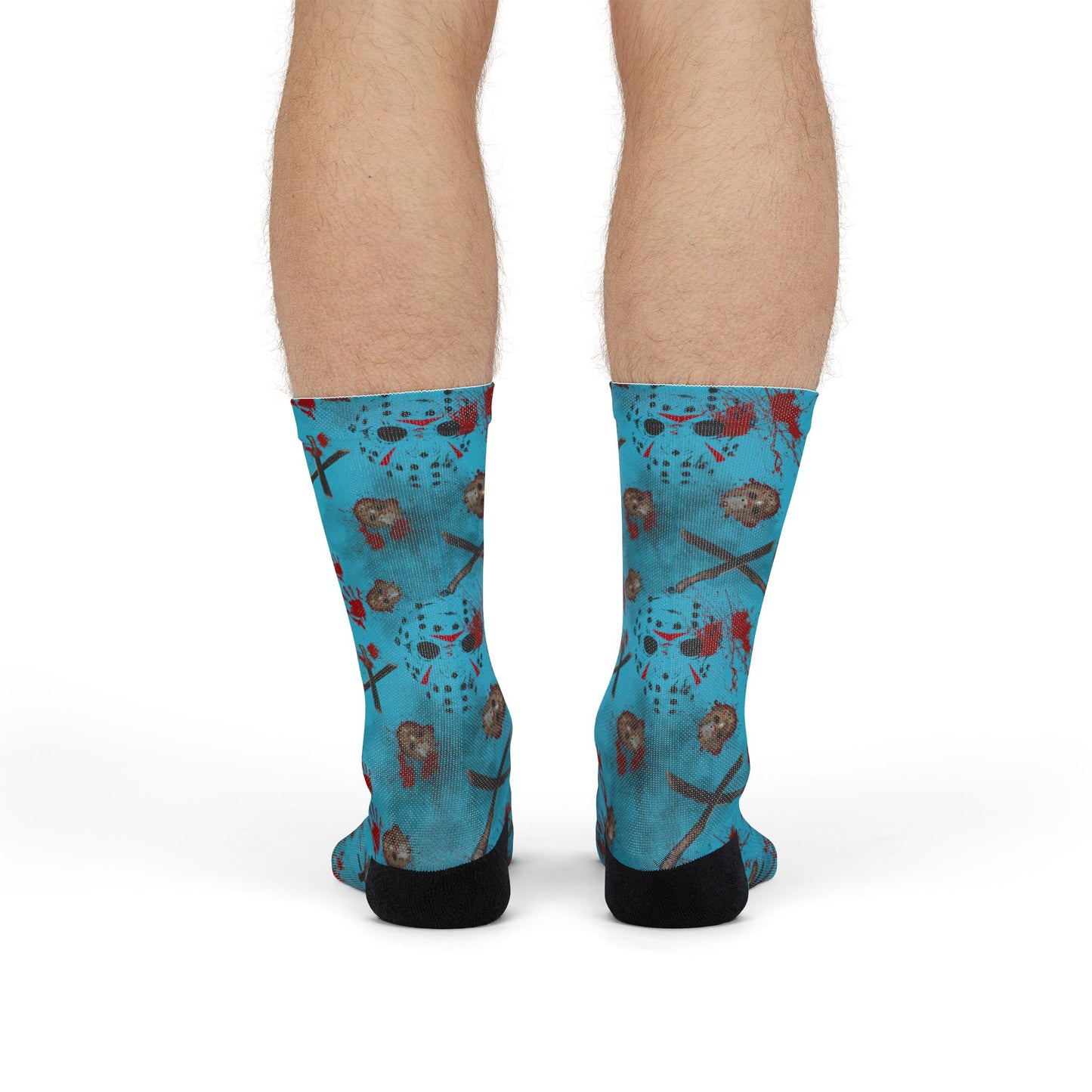 Horror Socks | Crystal Lake | Recycled Poly Socks | Cozy and Scary