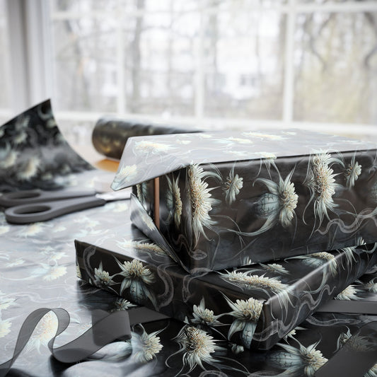 Snake Flowers | Night Garden | Gift Wrap Papers