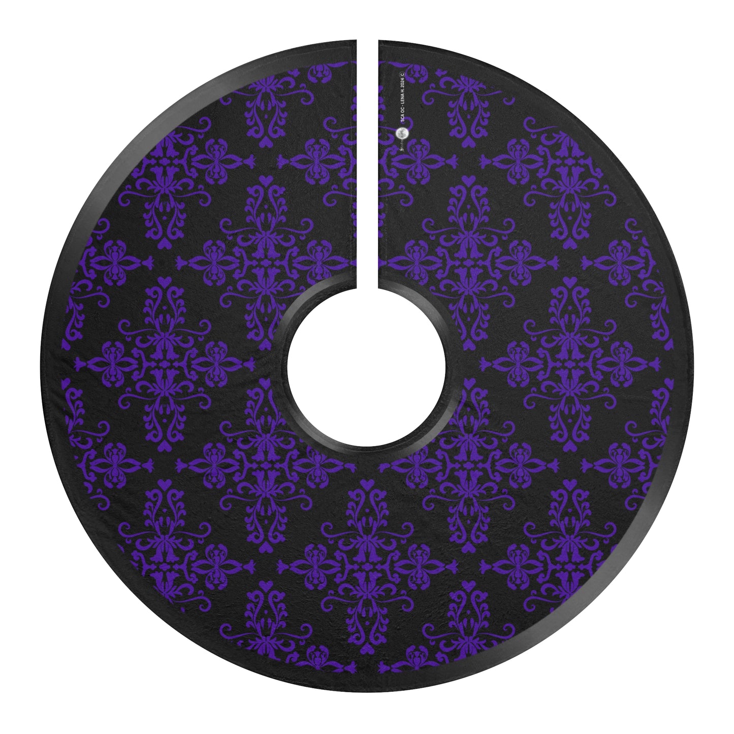 Midnight Lace | Purple | Tree Skirt