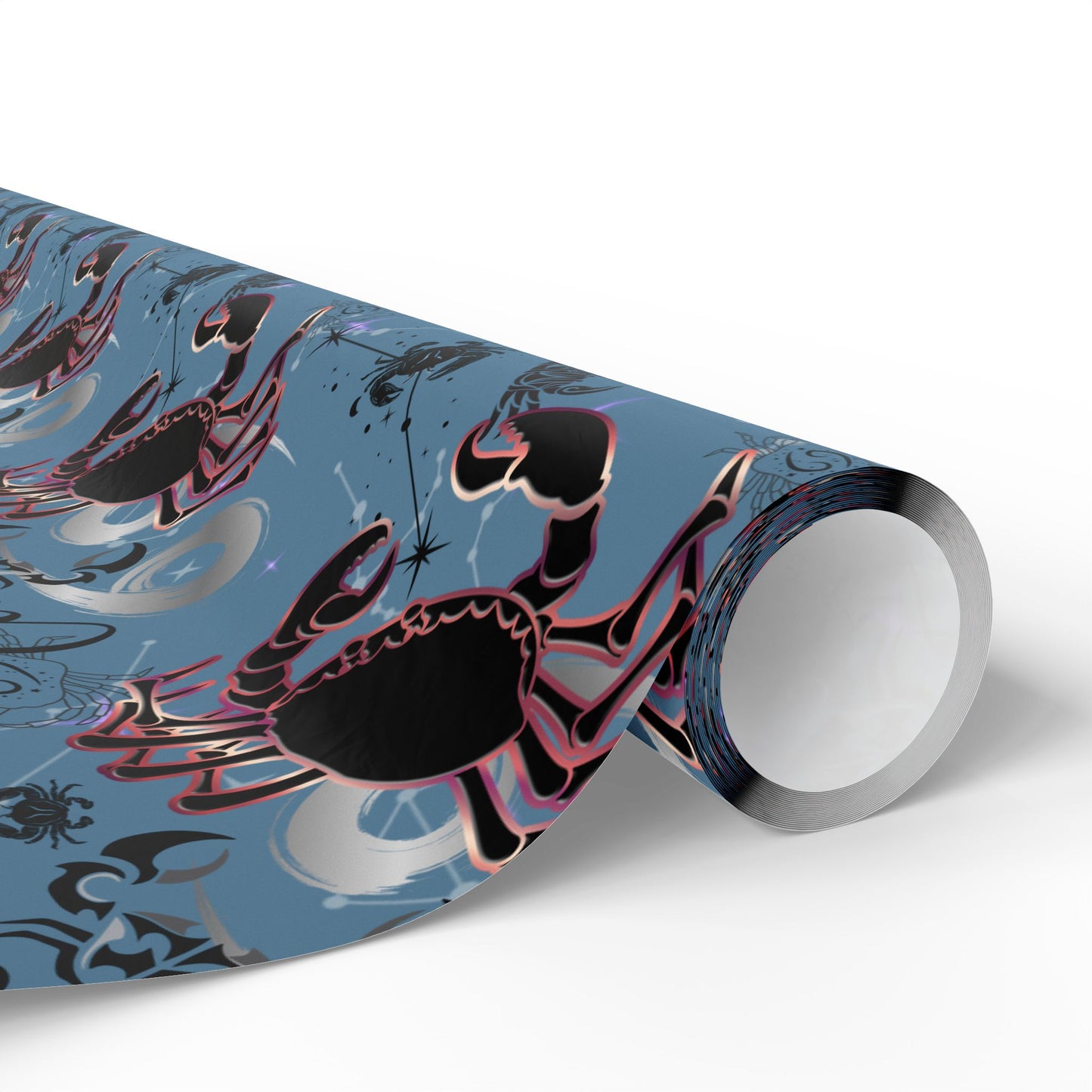 Cancer | Blue | Zodiac Birthday Wrapping Papers