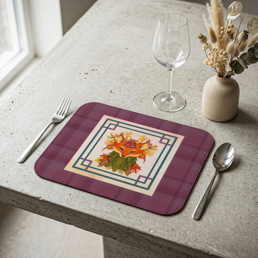 Spiritumn | Fall Equinox | Autumn Leather Placemat