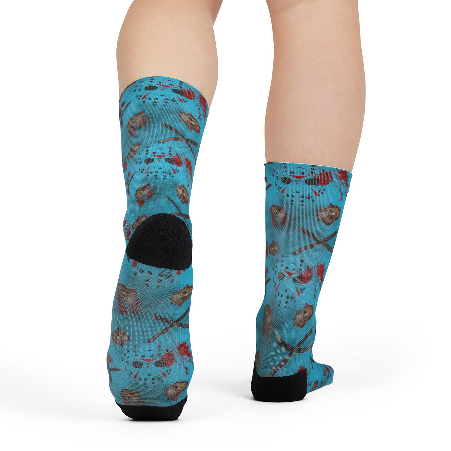 Horror Socks | Crystal Lake | Recycled Poly Socks | Cozy and Scary